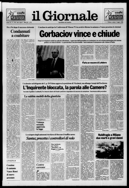 Il giornale : quotidiano del mattino